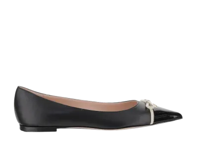 Valentino Garavani Women's Flat Shoes "Black"