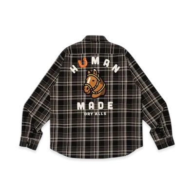HUMAN MADE Check Shirt "Black"