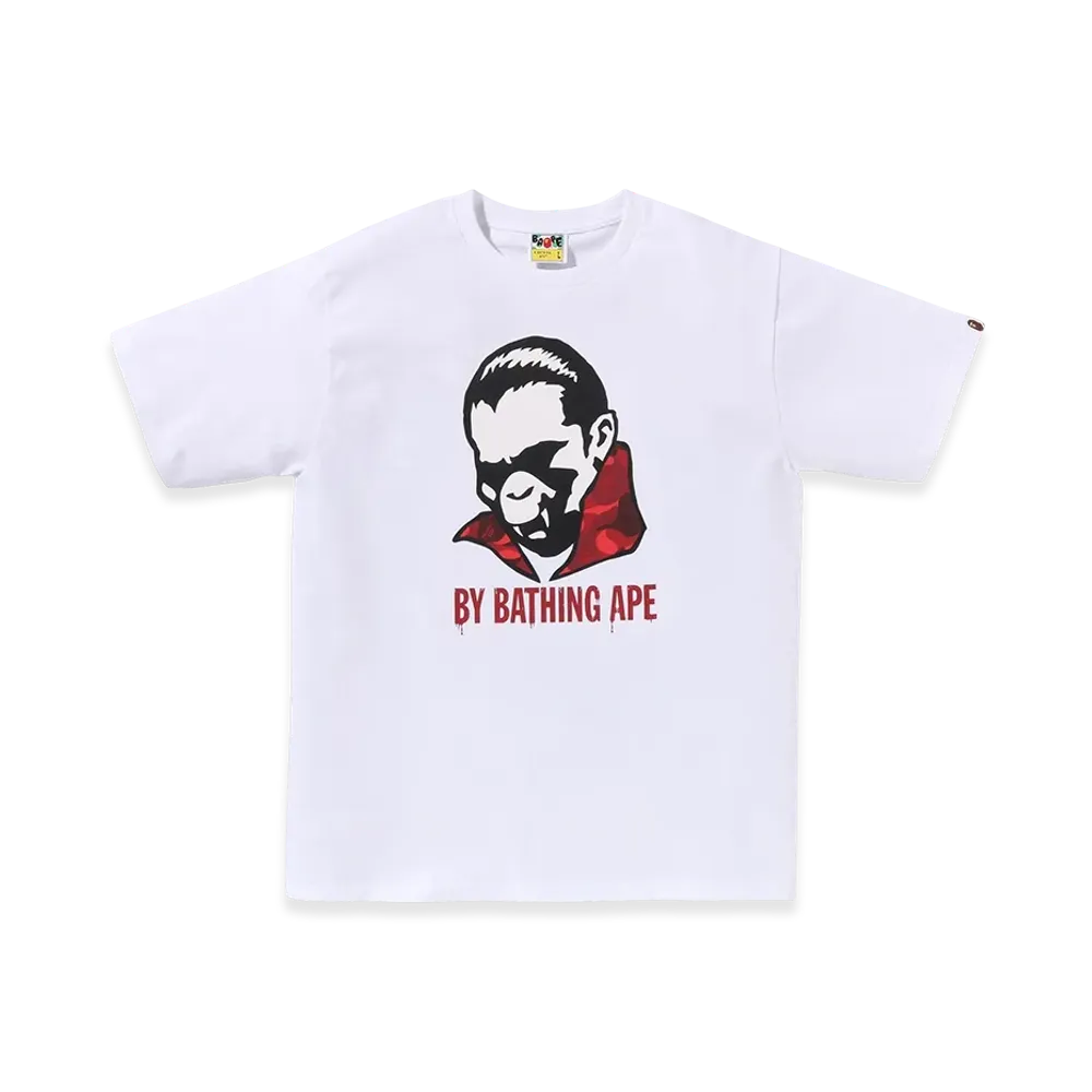 A BATHING APE Vampire Tee "White"