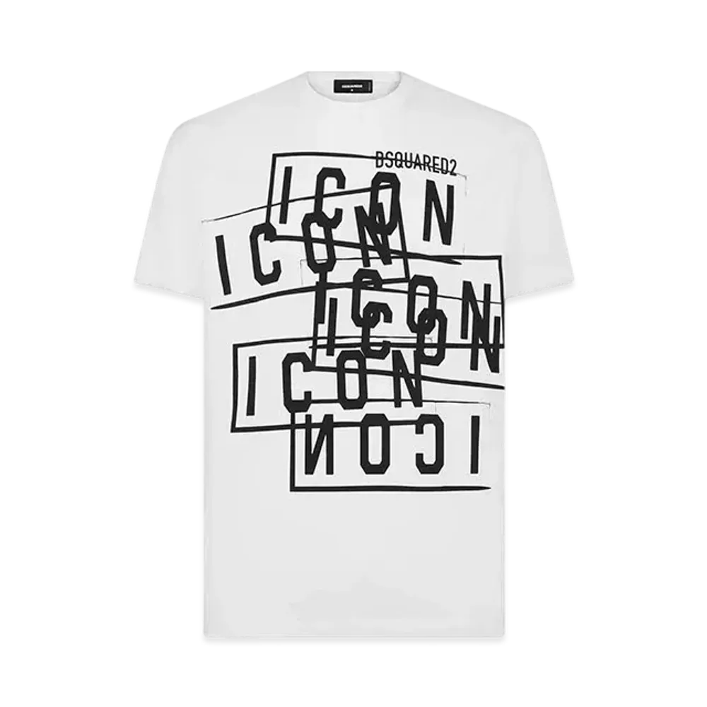 Dsquared2 Icon Stamps Cool Fit T-Shirt "White"