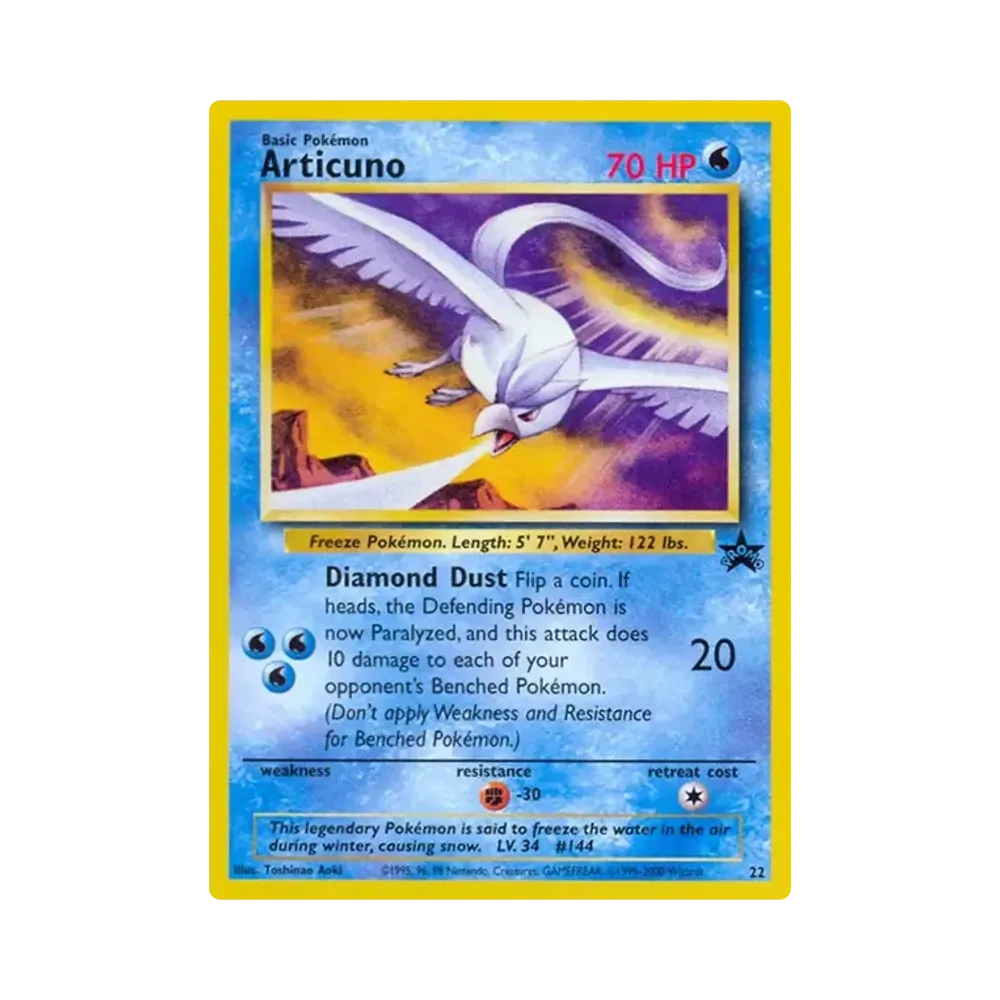 Articuno P [22](Wizards of the Coast "Promotional Card")