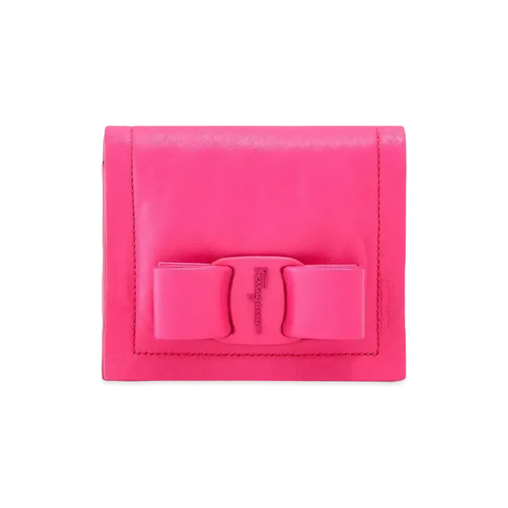 Salvatore Ferragamo Bi-Fold Wallet "Hot Pink"