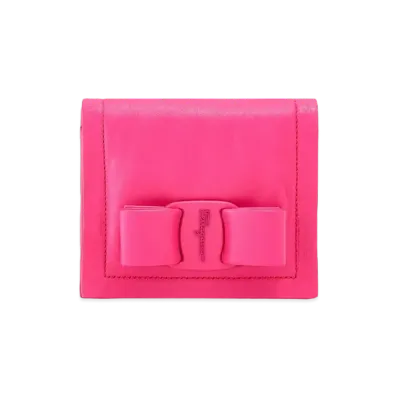 Salvatore Ferragamo Bi-Fold Wallet "Hot Pink"