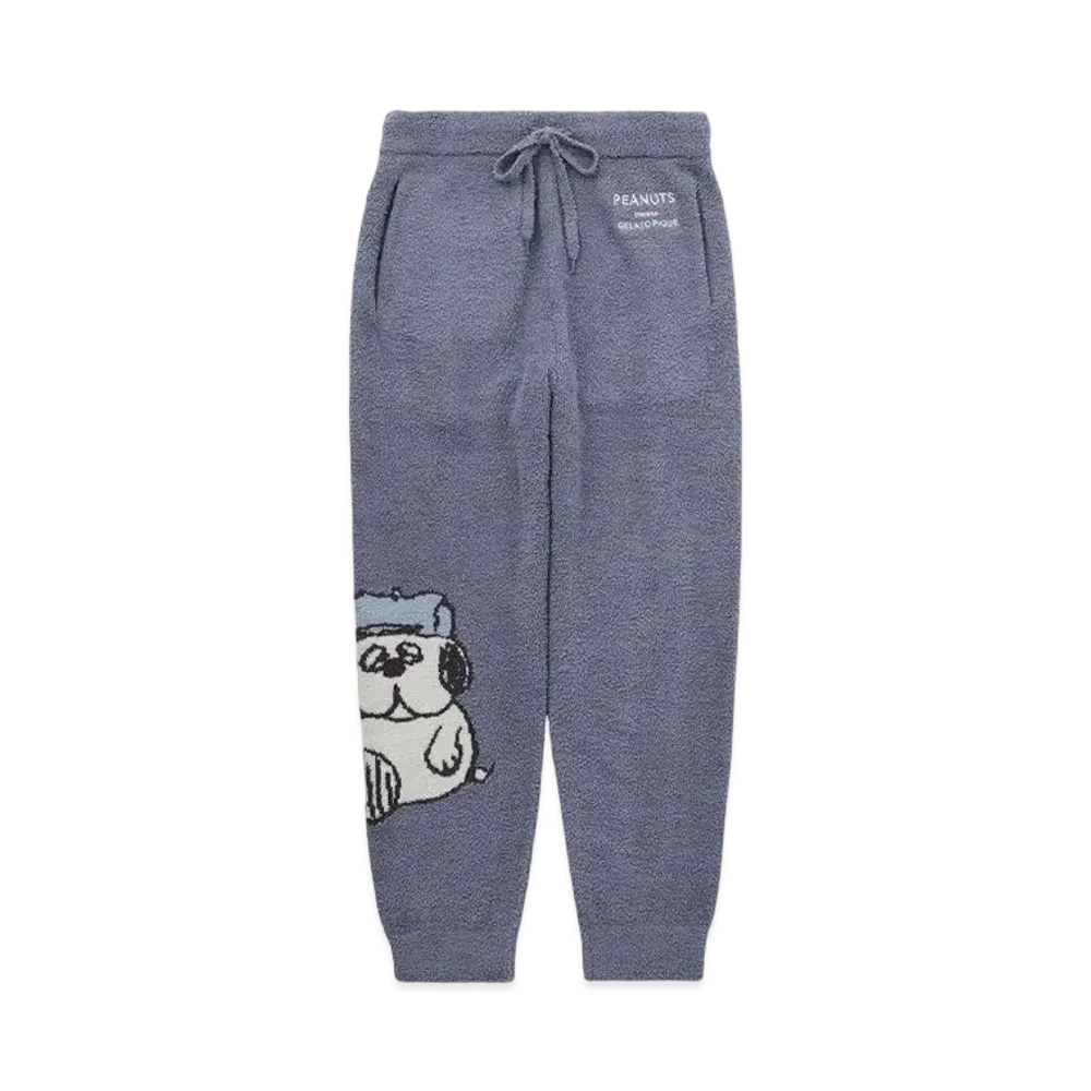 GELATO PIQUE x PEANUTS Homme Olaf Jacquard Long Pants "Blue"
