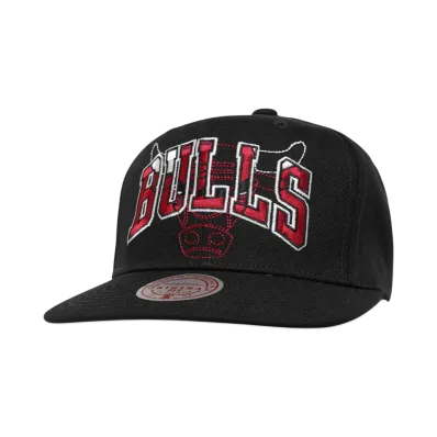Mitchell&Ness NBA DOUBLE UP SNAPBACK BULLS "BLACK"