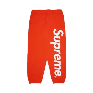 Supreme Satin Applique Sweatpant "Orange" (24FW)