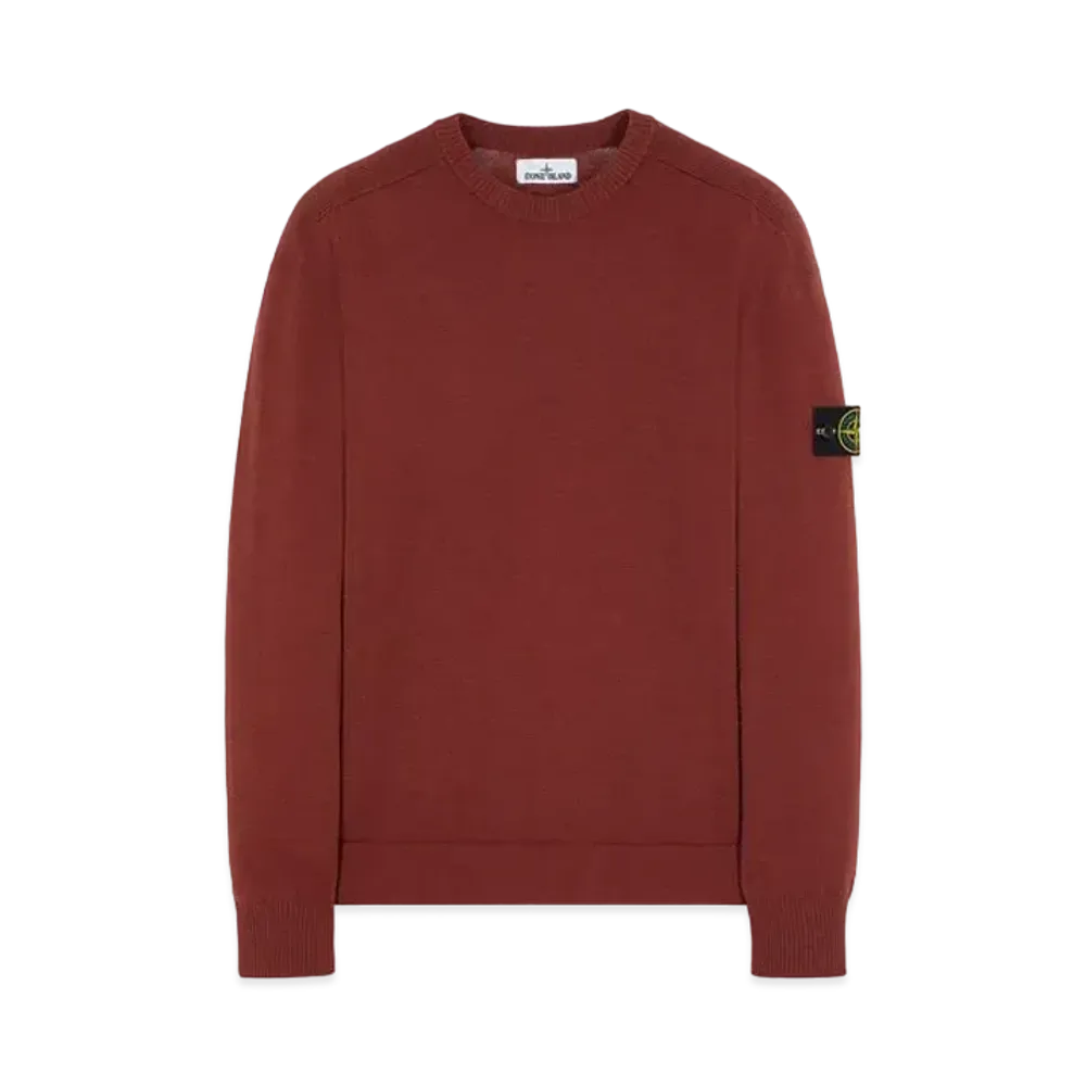 Stone Island 508A1 STRETCH WOOL "Brick Red"