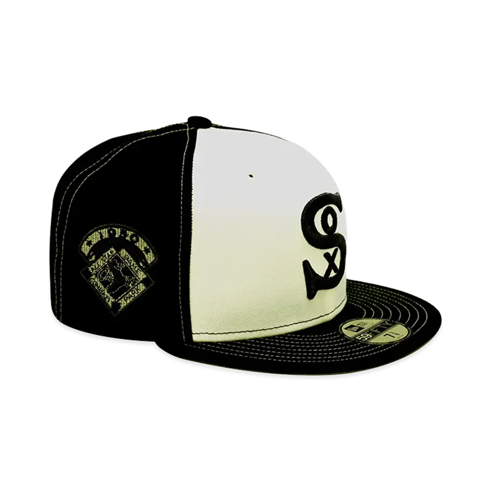 NEW ERA x THE CAP 59Fifty Return to Origin Chicago White Sox "Chrome White/Black"