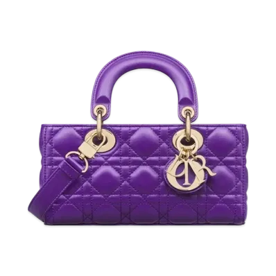 Dior Small Lady D-Joy Bag Cannage Lambskin "Purple"