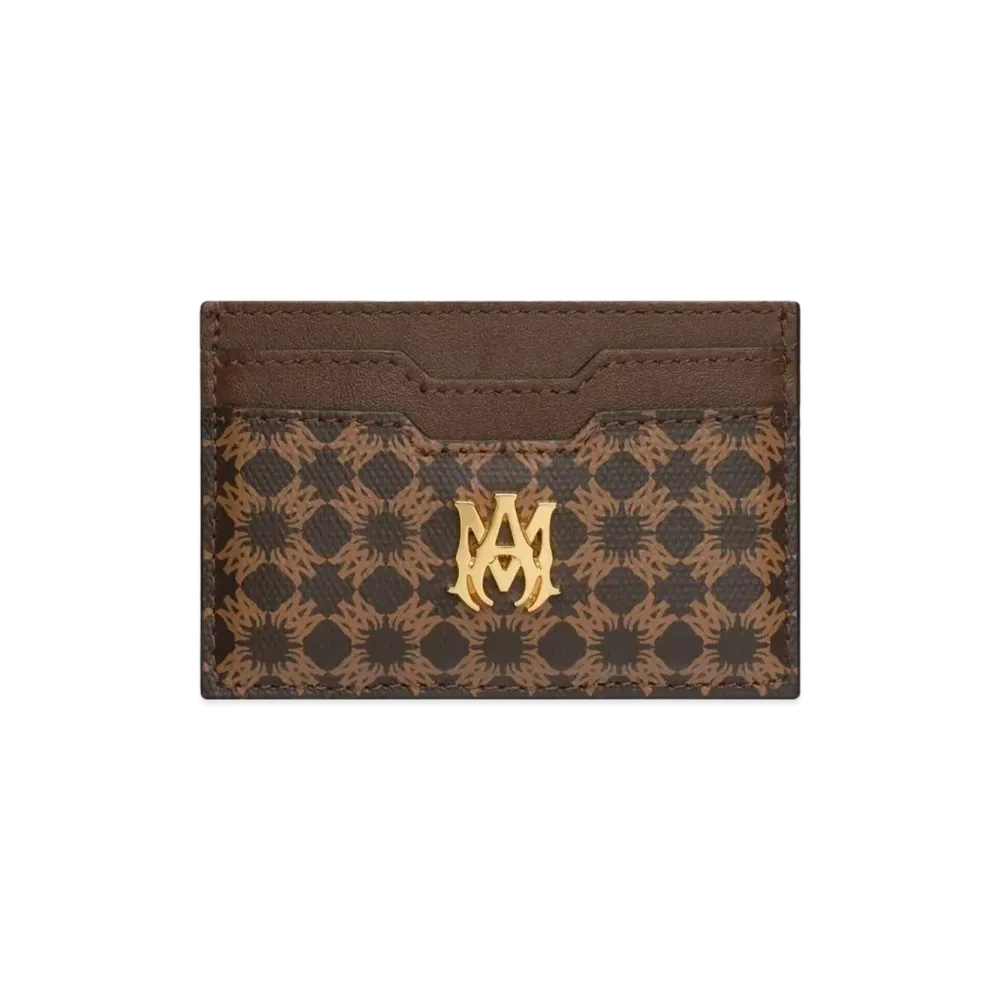 AMIRI MA Quad Card Holder "Brown"