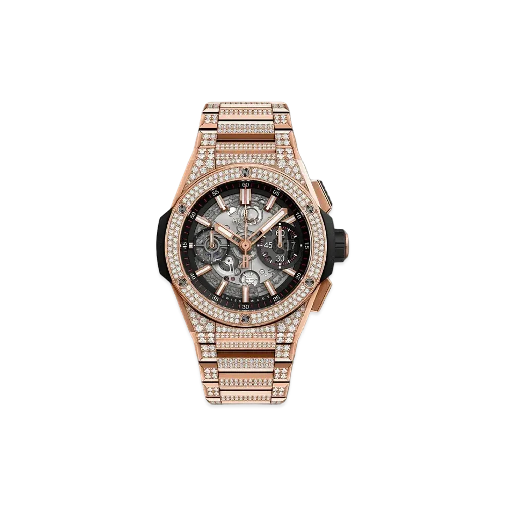 HUBLOT Big Bang Integral King Gold Pave 42mm
