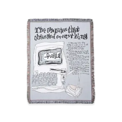 BEAMS T x Shohei Ochiai Back to the Basics Blanket "Grey"