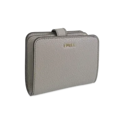 FURLA Ritzy S Compact Wallet "Gray"