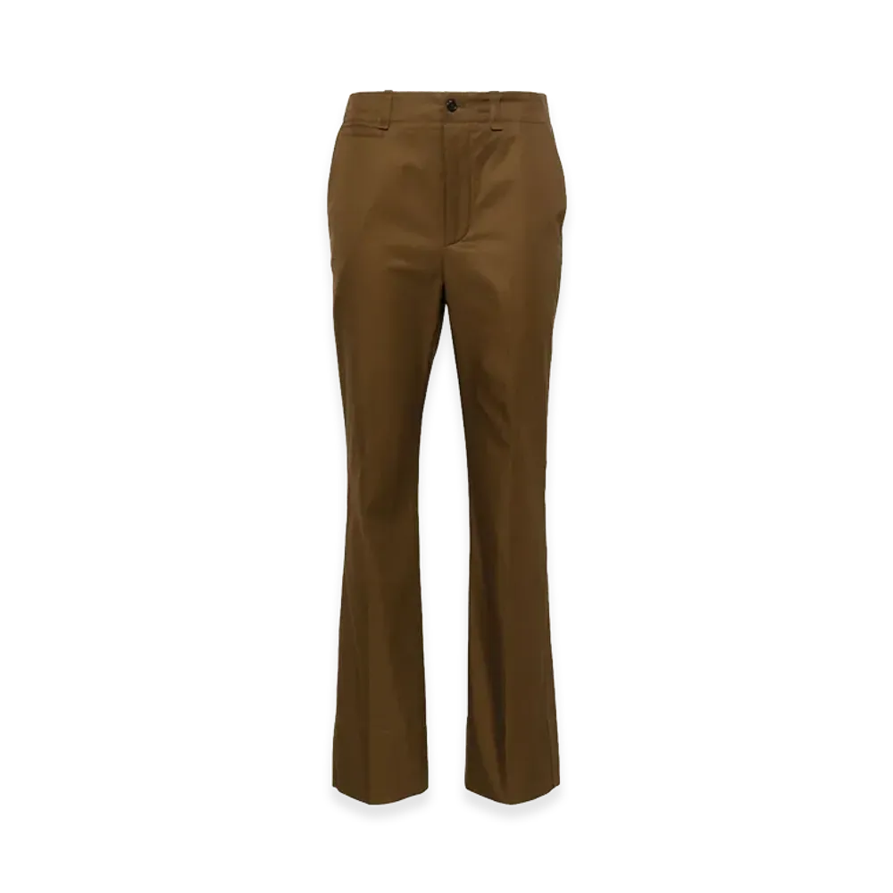 Saint Laurent Women's Trousers "Brown"