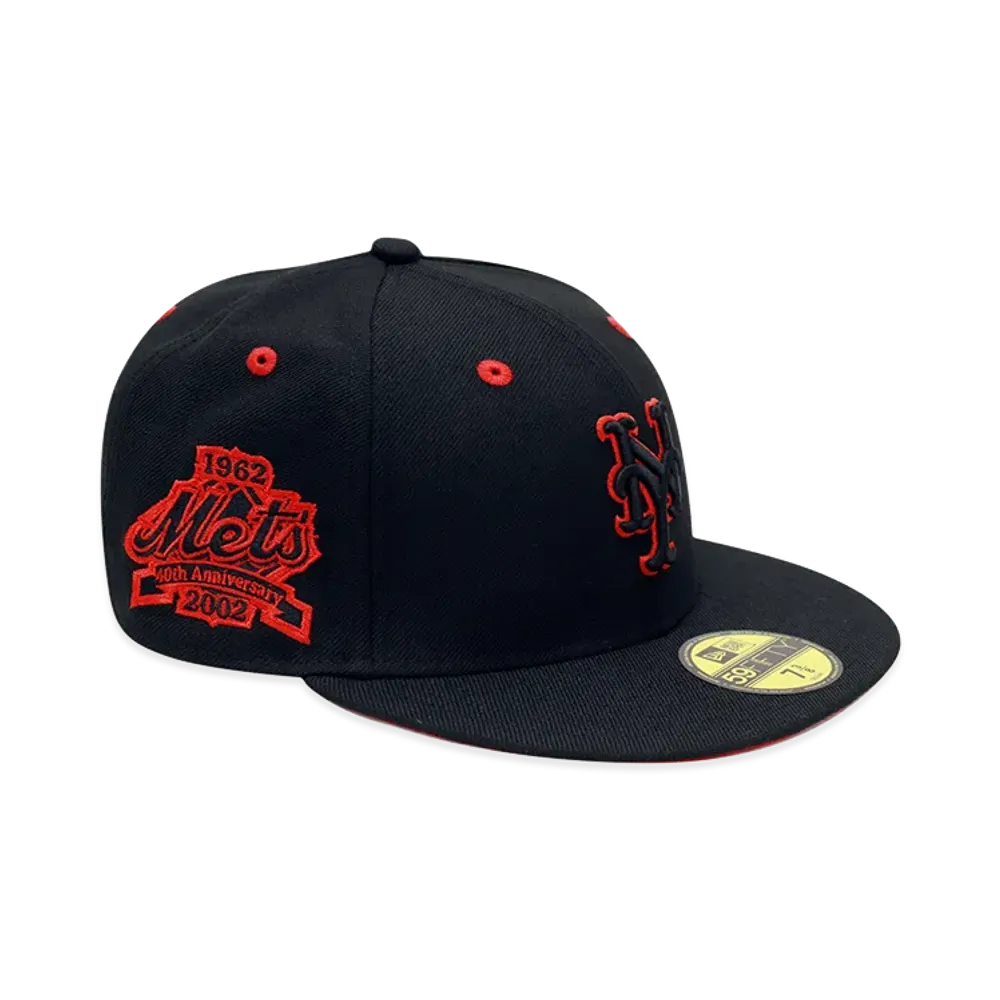 NEW ERA x THE CAP 59Fifty Red Devil II New York Mets "Black/Red"