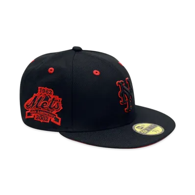 NEW ERA x THE CAP 59Fifty Red Devil II New York Mets "Black/Red"