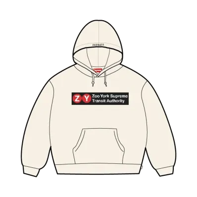 Supreme x Zoo York Hooded Sweatshirt "Natural"