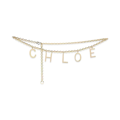 Chloe Women's Chain Belt "Gold"