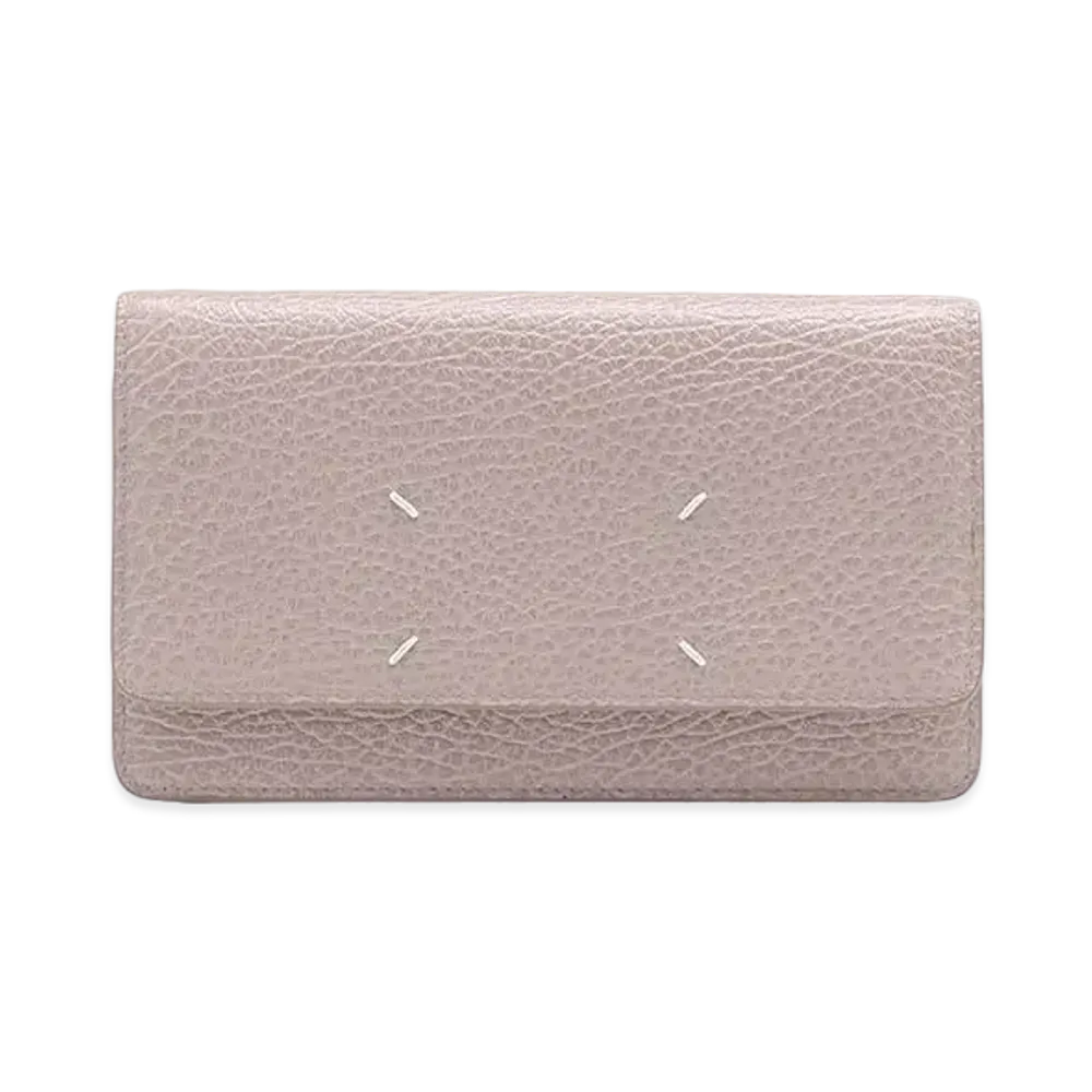 Maison Margiela Leather Chain Wallet "Dove Grey"