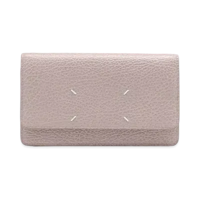 Maison Margiela Leather Chain Wallet "Dove Grey"