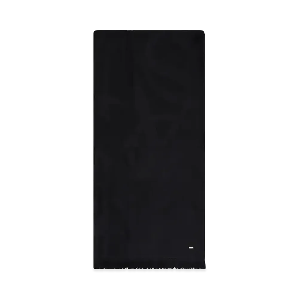 Saint Laurent Women's 'Monogram' Scarf "Black"