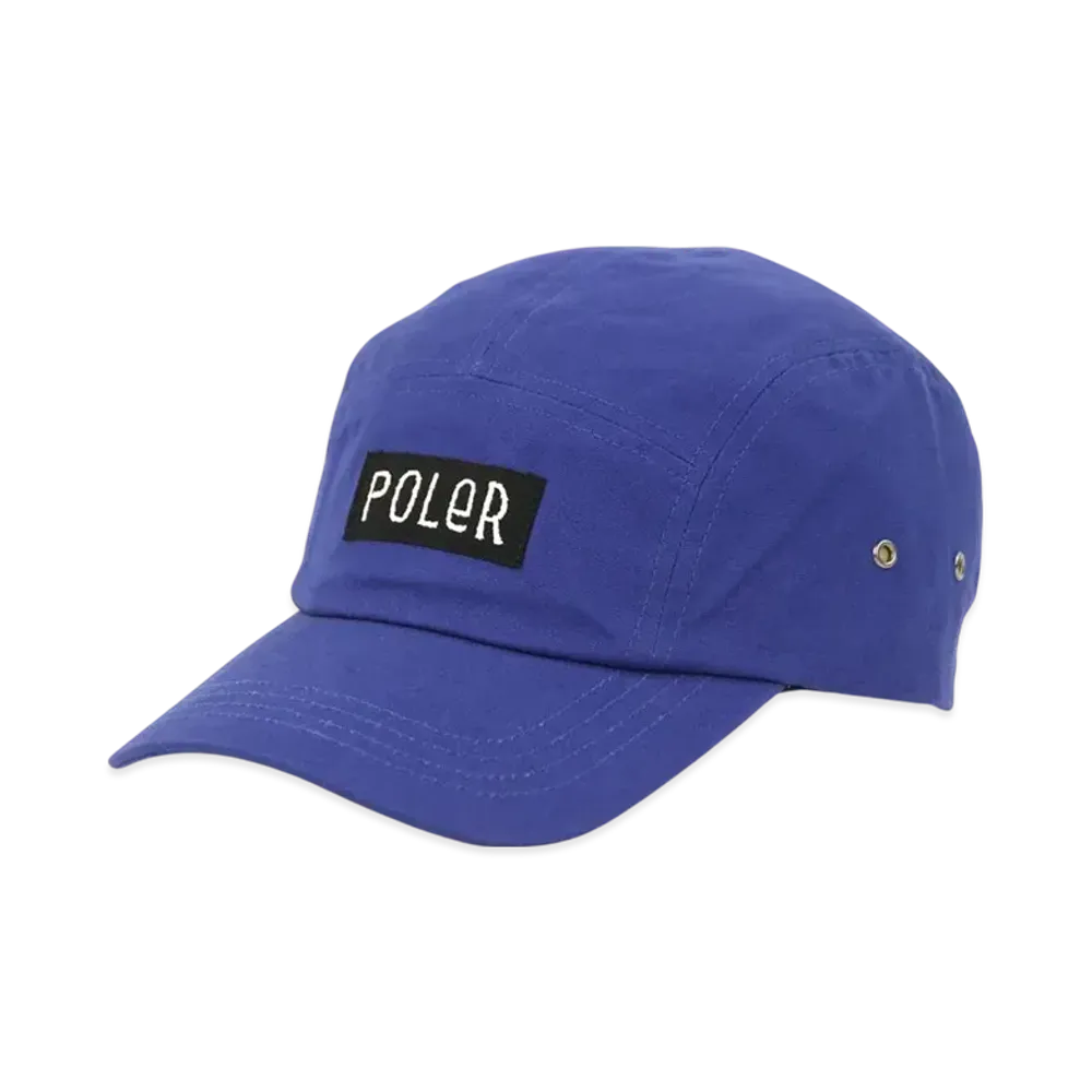 POLeR 5-Panel Canvas Cap "Blue"