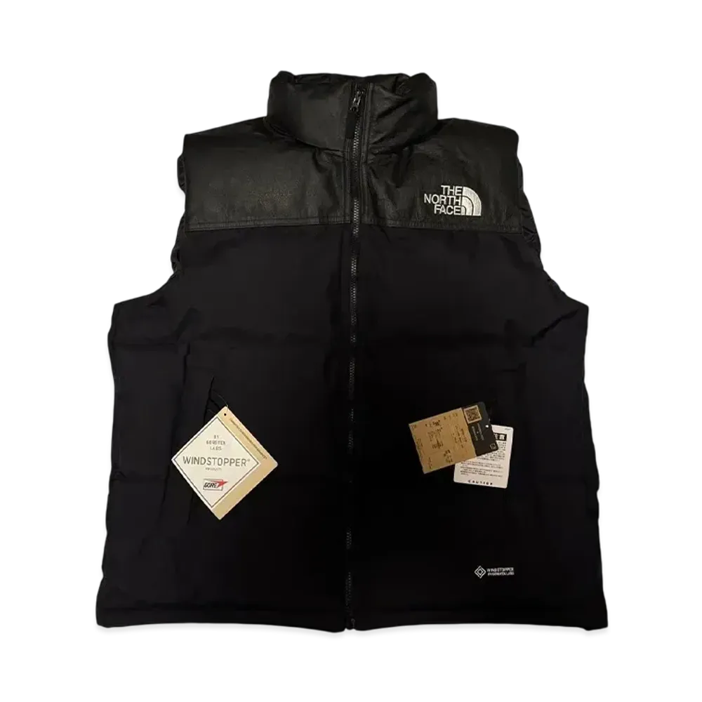 The North Face ALTER Exclusive GTX Leather Nuptse Vest "Black"