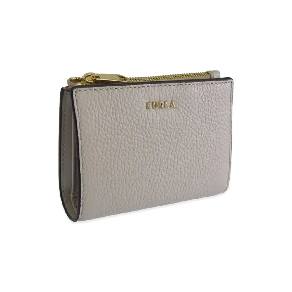 FURLA Ritzy S Bi Fold W/Zip "Beige"