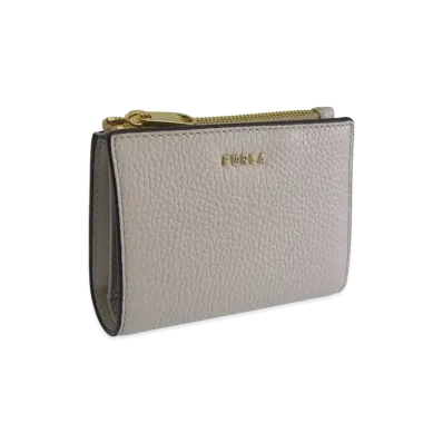 FURLA Ritzy S Bi Fold W/Zip "Beige"