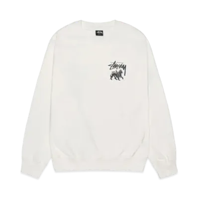 Stussy Rasta Lion Pigment Dyed Crew "Natural" (FA24)