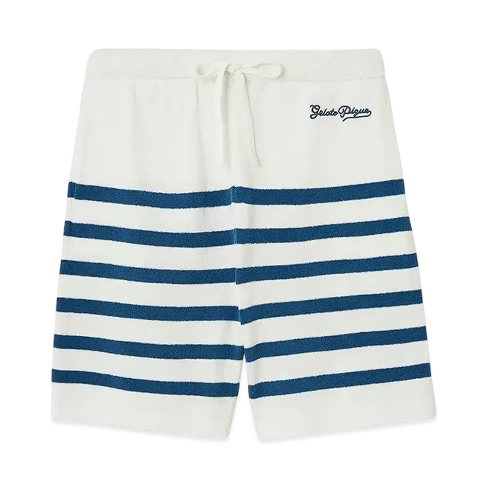 GELATO PIQUE Homme Airy Moko Marine Shorts "Off White"