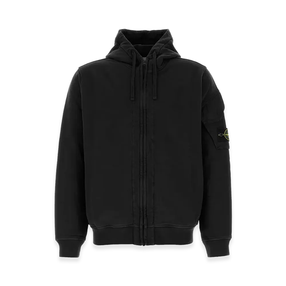 Stone Island Cotton Sweatshirt "Black"