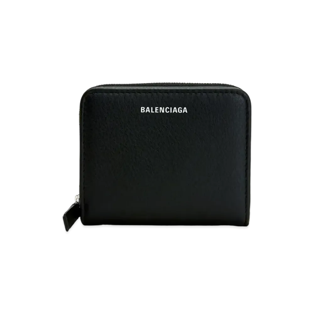 BALENCIAGA Everyday Billfold Wallet Leather "Black"