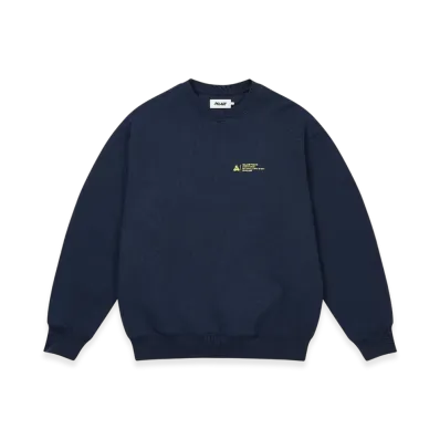 PALACE Shop Locator Crew "Navy"