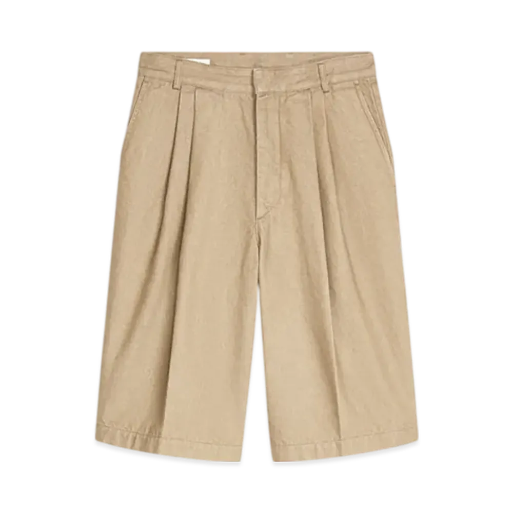 DRIES VAN NOTEN Tailored Denim Shorts "Stone"