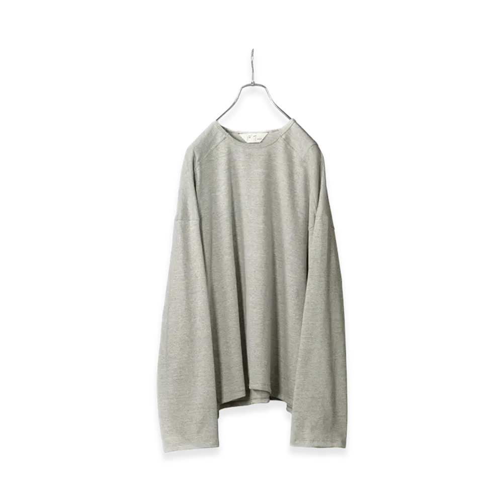 ANCELLM C/R LS T-Shirt "Gray"