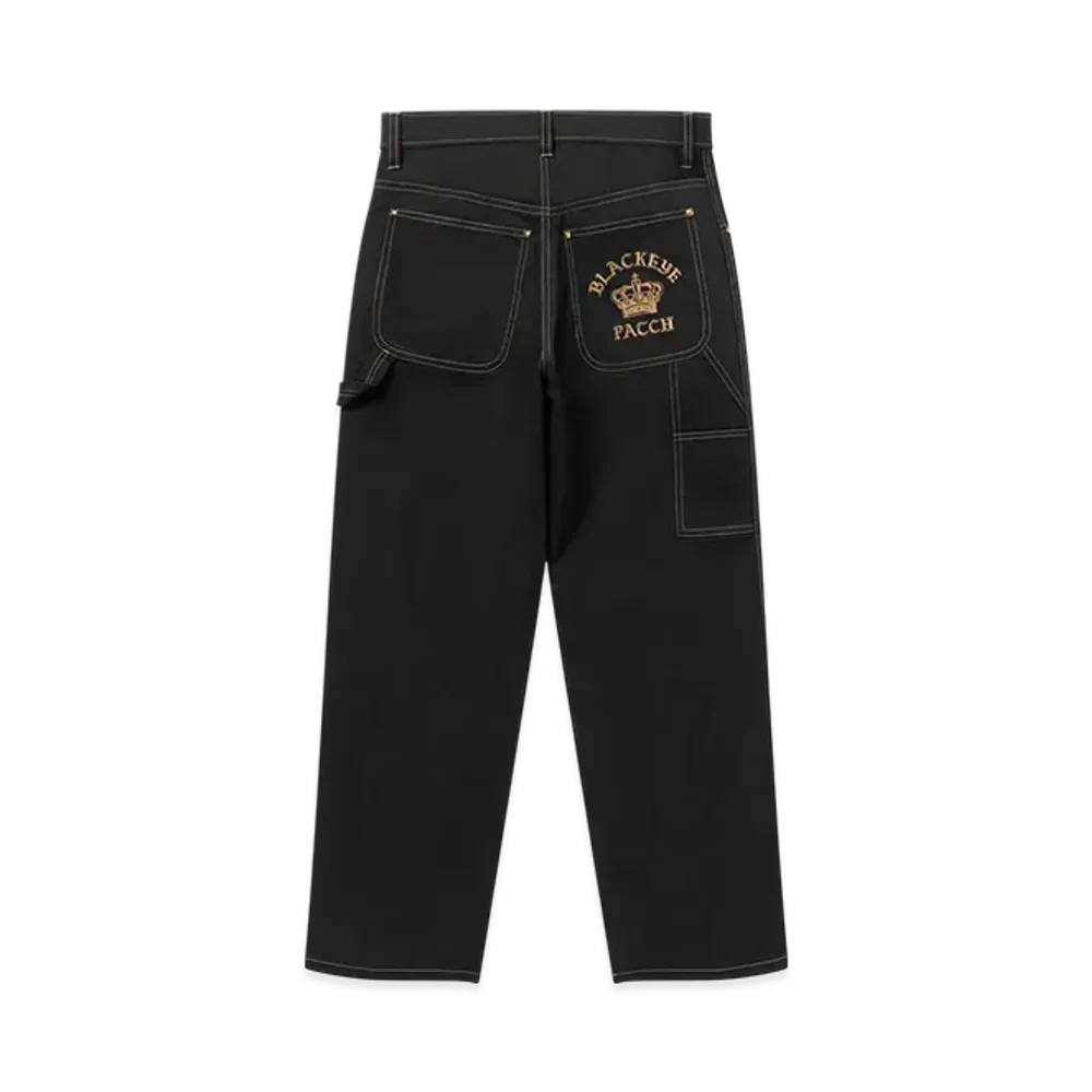 BlackEyePatch Crown Logo Painter Pants "Black"