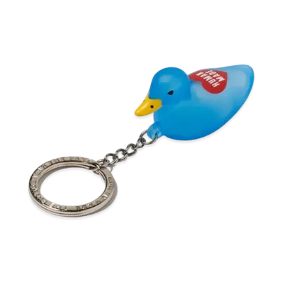 HUMAN MADE Duck PVC Key Chain "Blue"