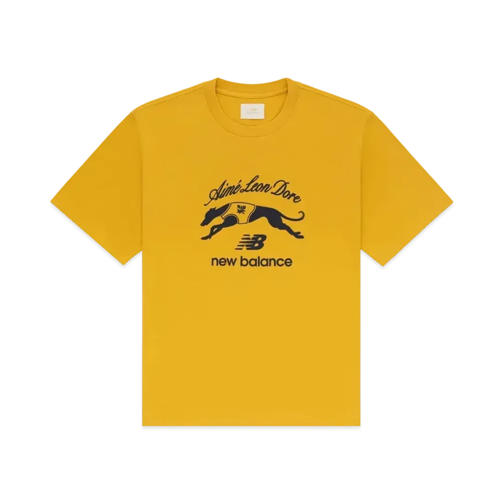 Aime Leon Dore x New Balance 997 Logo Tee "Yellow"