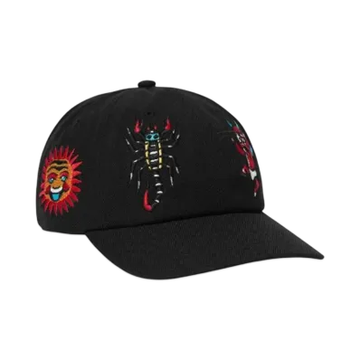 HUF Bledsoe 6 Panel Snapback Hat "Black"