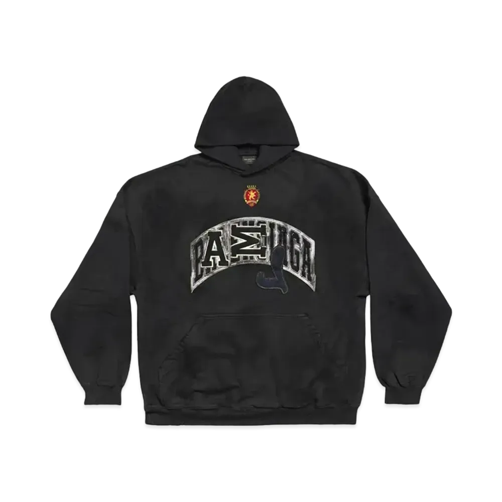 BALENCIAGA MENS Skater Hoodie Oversized "Black"
