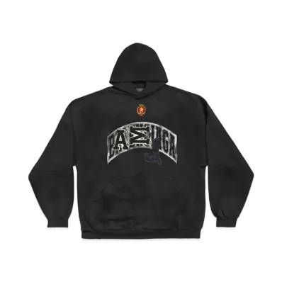 BALENCIAGA MENS Skater Hoodie Oversized "Black"