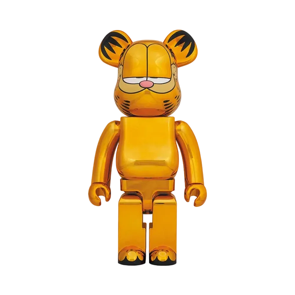 Bearbrick GARFIELD GOLD CHROME Ver. 1000%