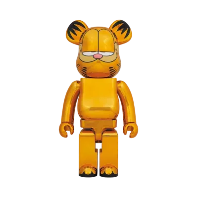 Bearbrick GARFIELD GOLD CHROME Ver. 1000%