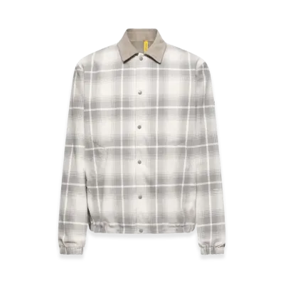 MONCLER x FRAGMENT Ryuha Shirt Jacket "White/Grey"