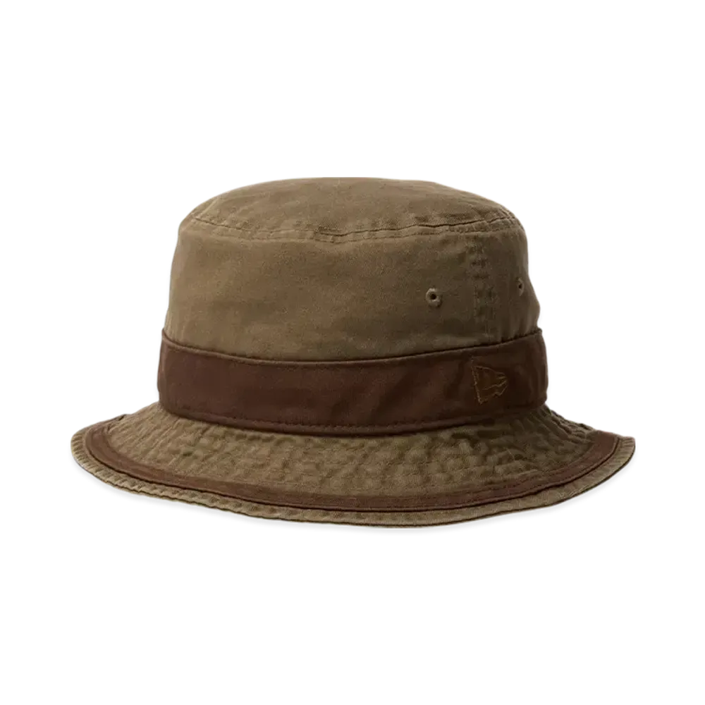 NEW ERA Bucket 01 Striped Band "Moss/Walnut"