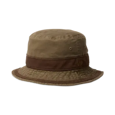NEW ERA Bucket 01 Striped Band "Moss/Walnut"