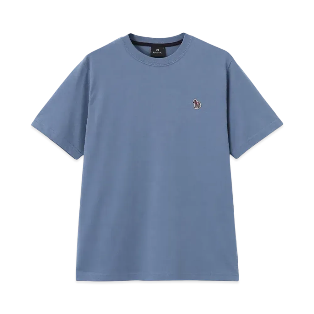 Paul Smith Sports Stripe Zebra One Point Short Sleeve Tee "GrayishBlue"