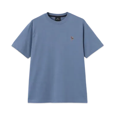 Paul Smith Sports Stripe Zebra One Point Short Sleeve Tee "GrayishBlue"