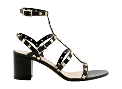 Valentino Garavani Women's Sandal Rockstud T. 60 "Nero"